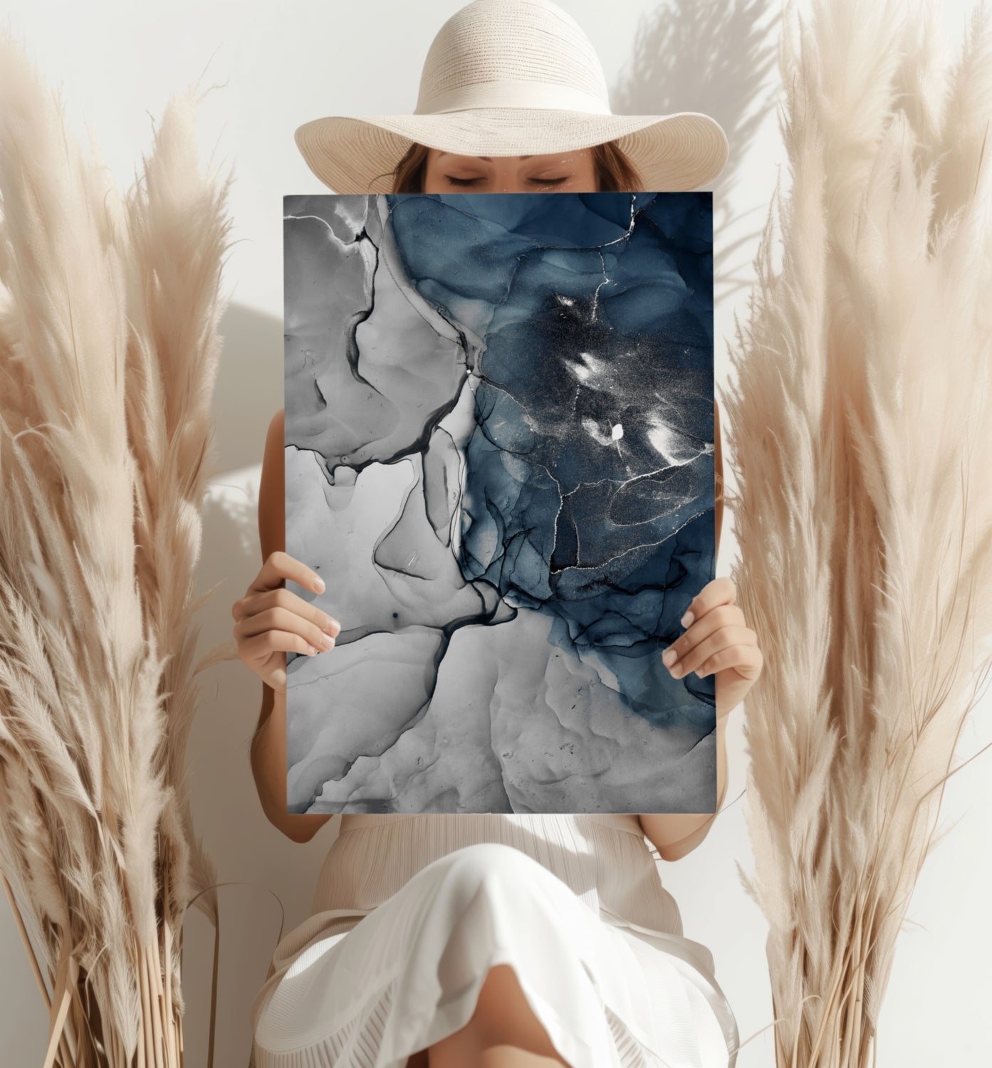 Marble Design II Metal Wall Art