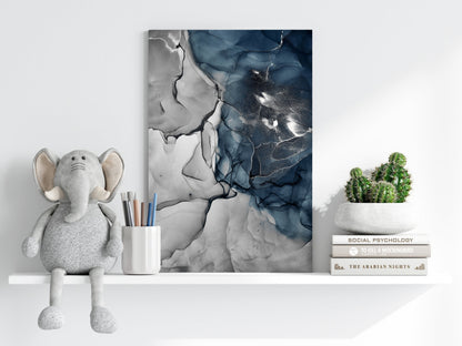Marble Design II Metal Wall Art
