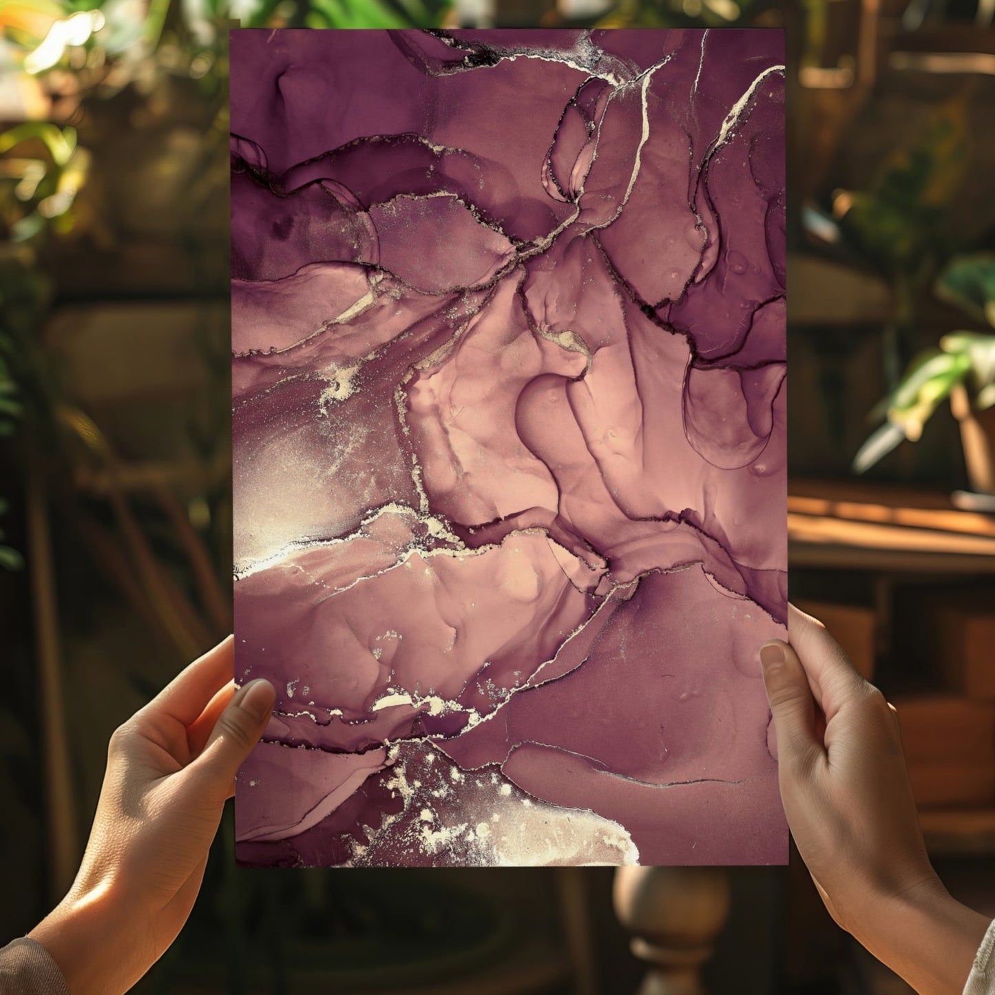 Marble Design III Metal Wall Art