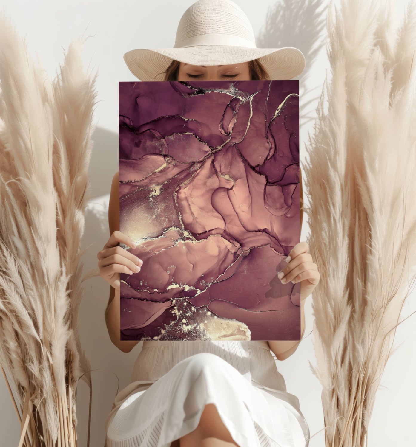 Marble Design III Metal Wall Art