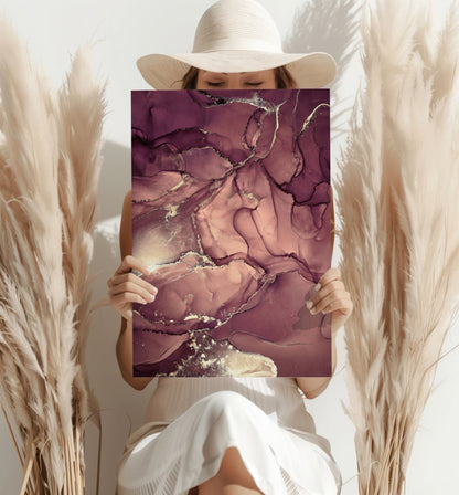 Marble Design III Metal Wall Art