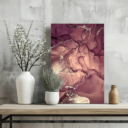 Marble Design III Metal Wall Art