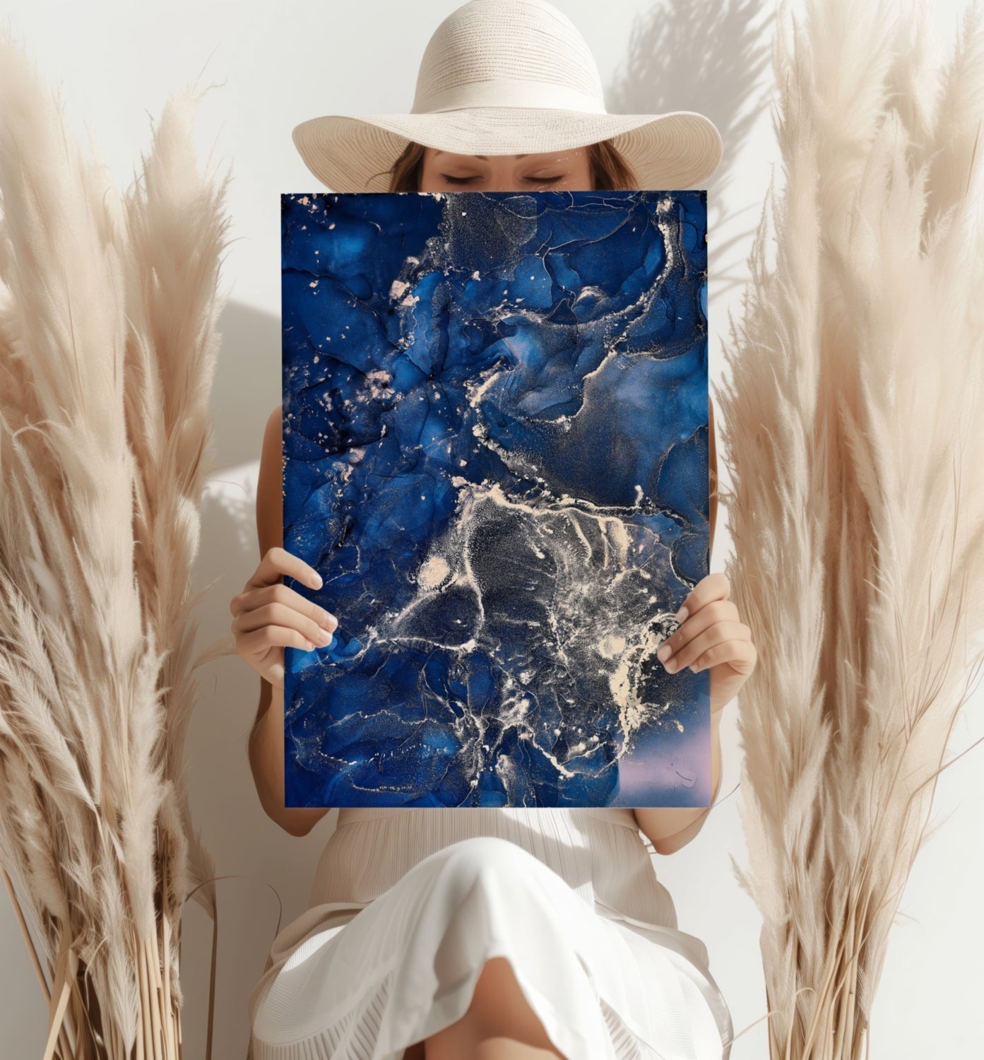 Marble Design IV Metal Wall Art