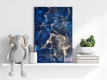 Marble Design IV Metal Wall Art