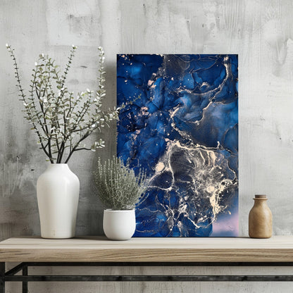 Marble Design IV Metal Wall Art