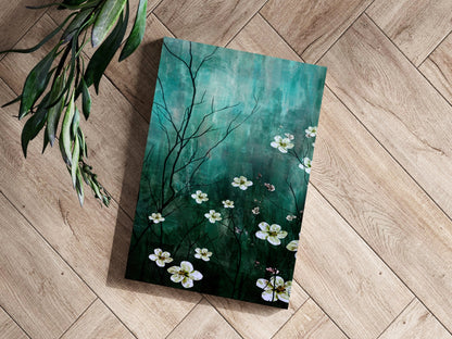 Abstract Flowers V2 Metal Wall Art