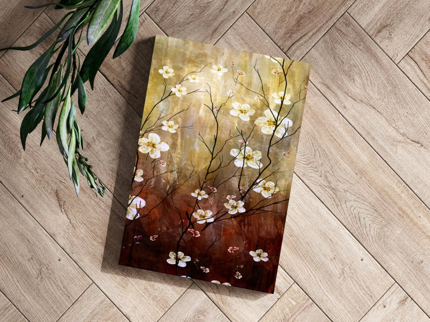 Abstract Flowers V3 Metal Wall Art