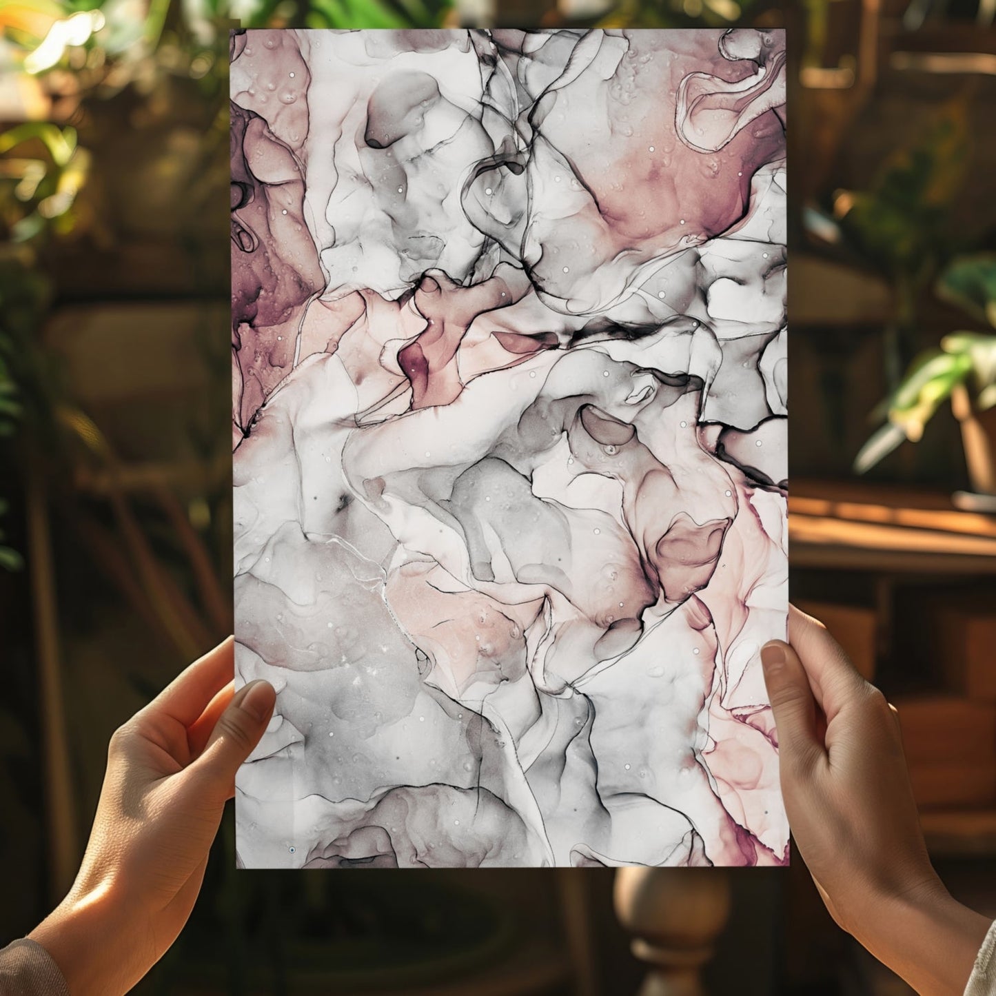Marble Design Aluminum Print