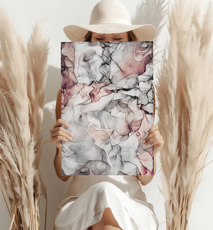 Marble Design Aluminum Print
