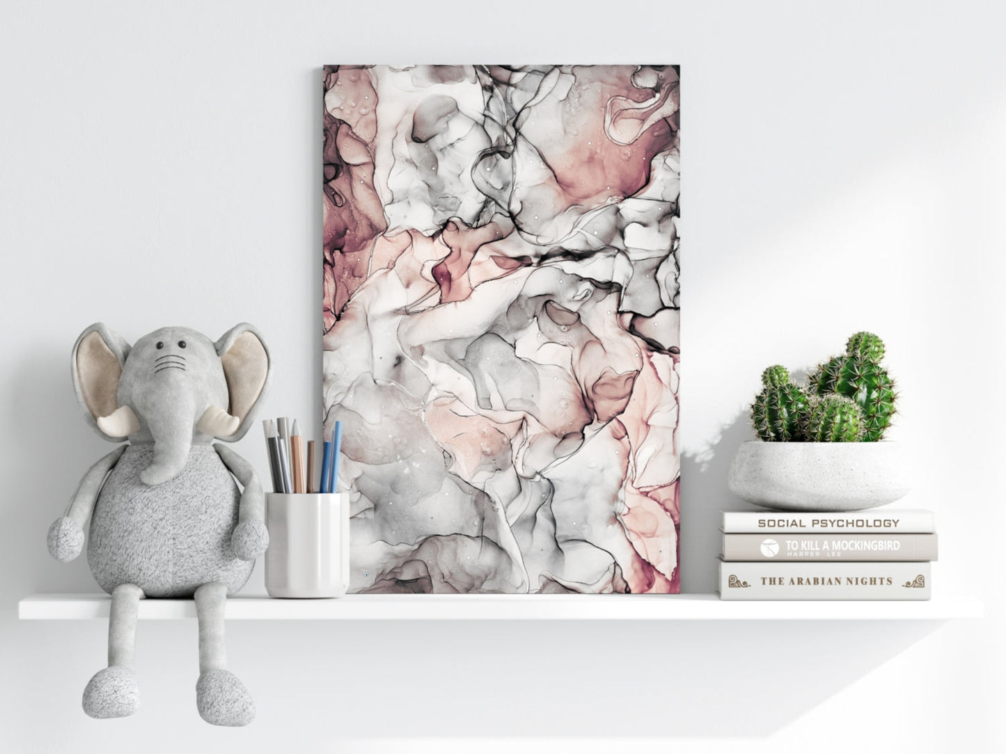 Marble Design Aluminum Print