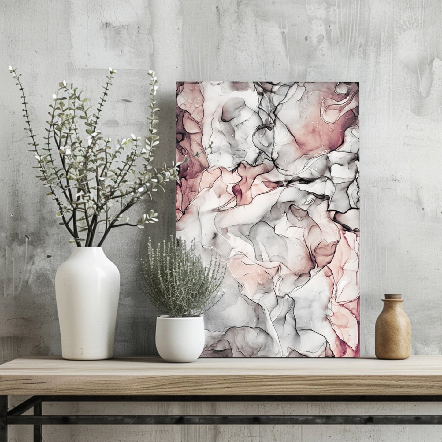Marble Design Aluminum Print
