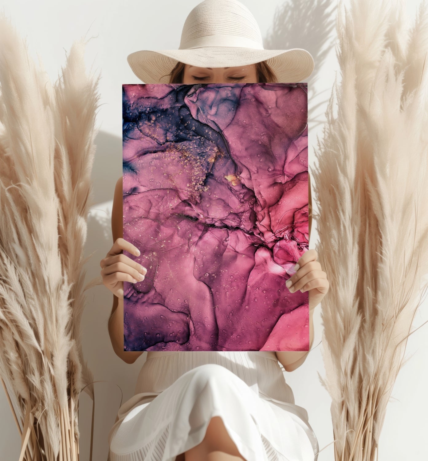 Marble Design Metal Wall Art