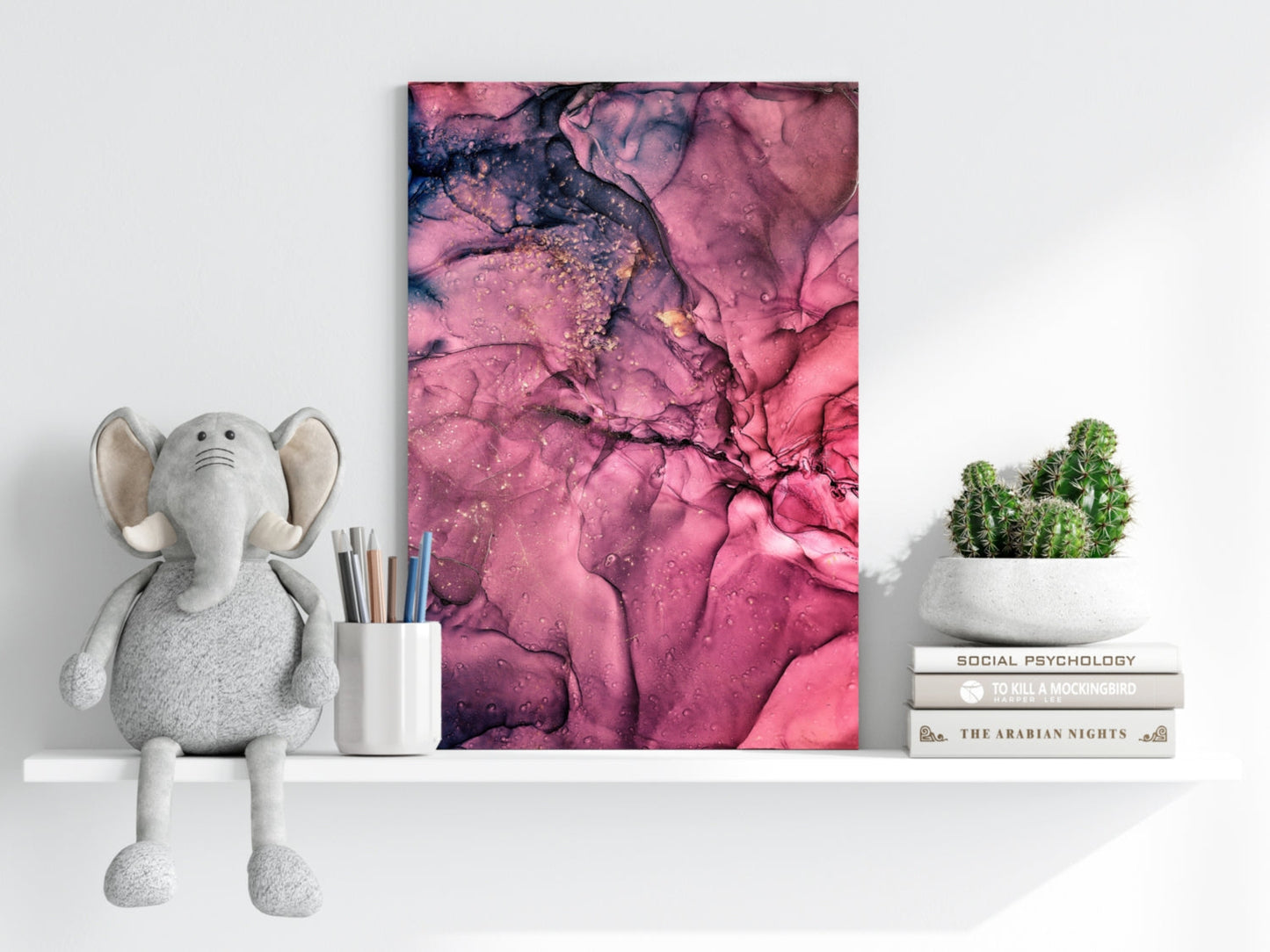 Marble Design Metal Wall Art