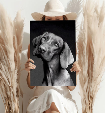 Cute Dog Aluminum Print