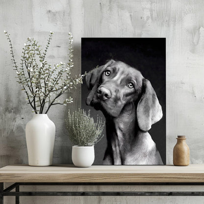 Cute Dog Aluminum Print