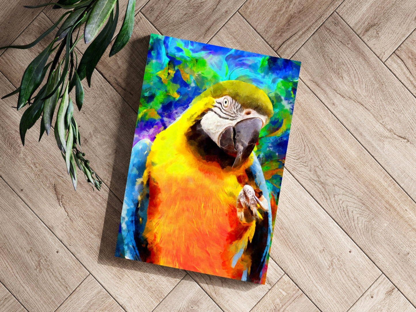 Parrot Metal Wall Art