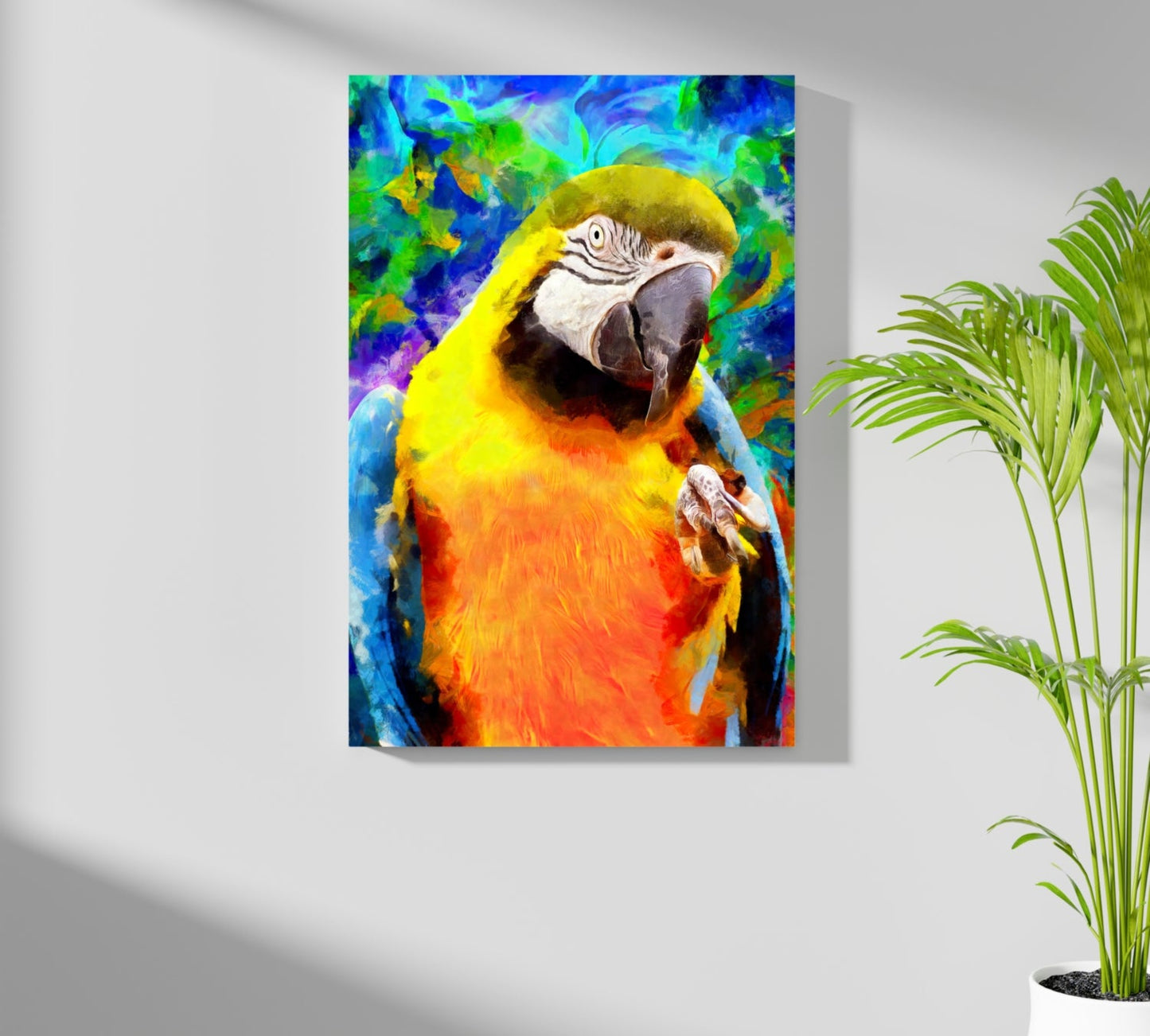Parrot Metal Wall Art