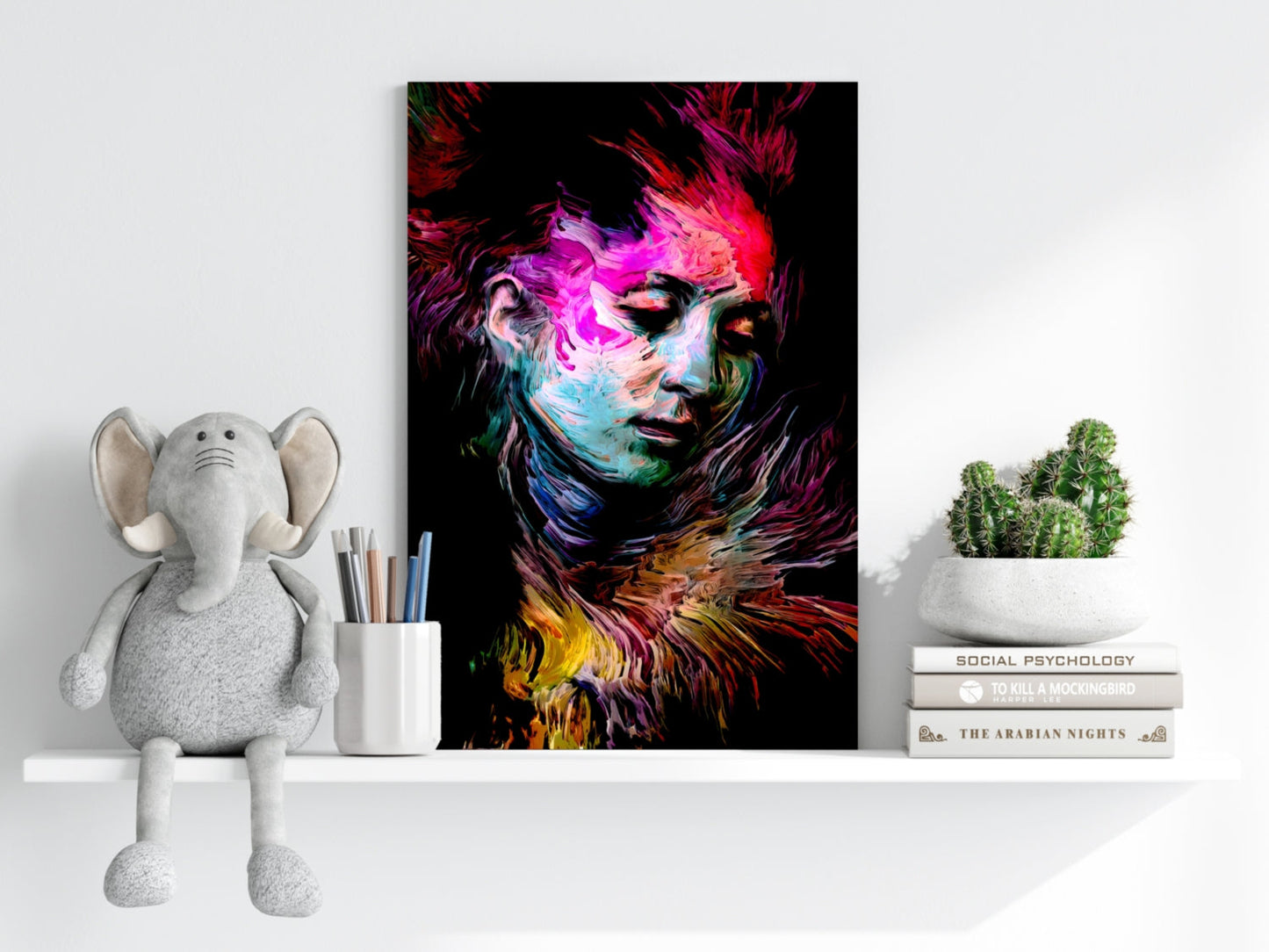 Thinking Metal Wall Art