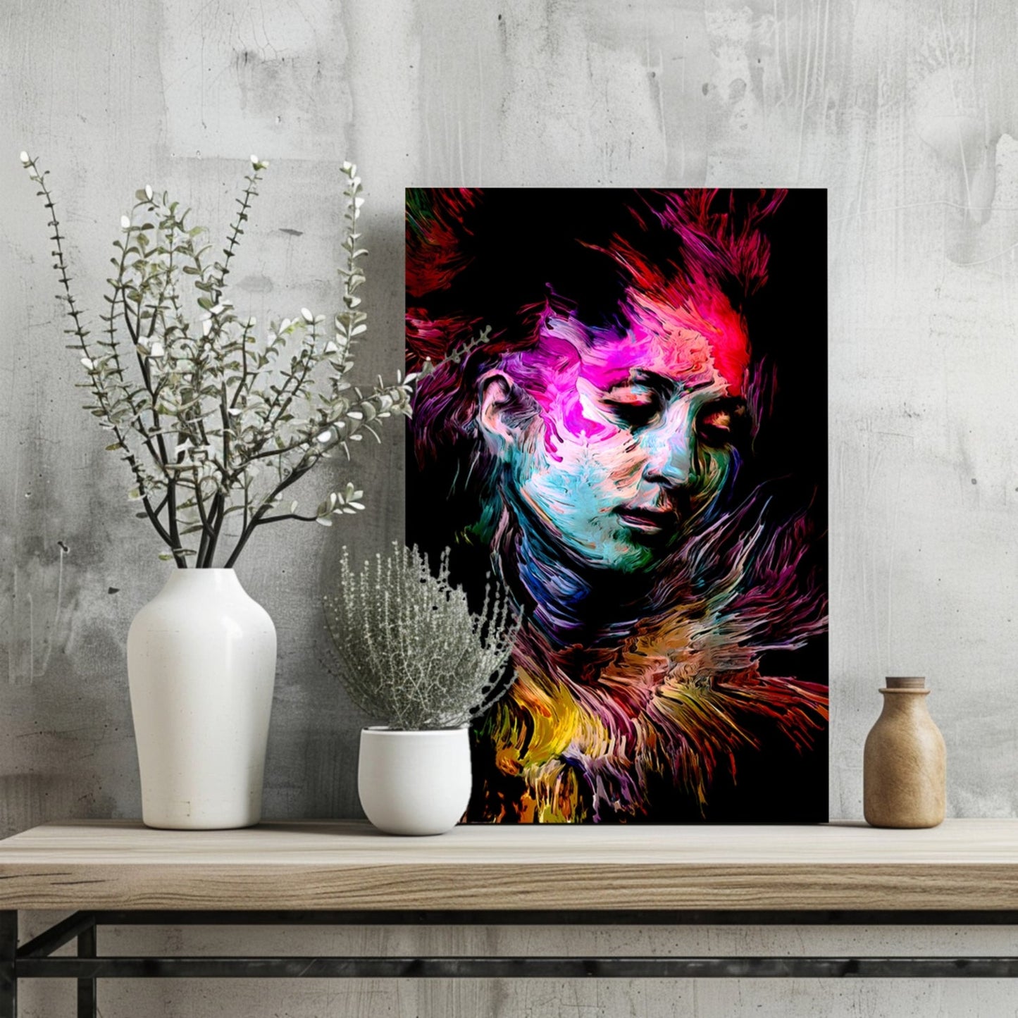Thinking Metal Wall Art
