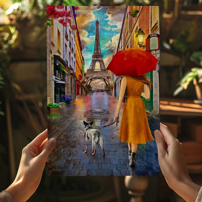 Eiffel Tower Metal Wall Art