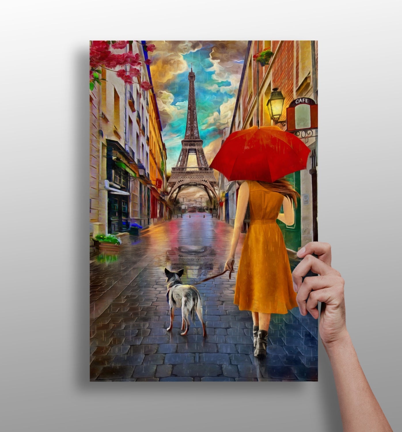 Eiffel Tower aluminum wall art print