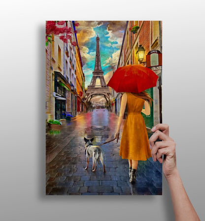 Eiffel Tower aluminum wall art print