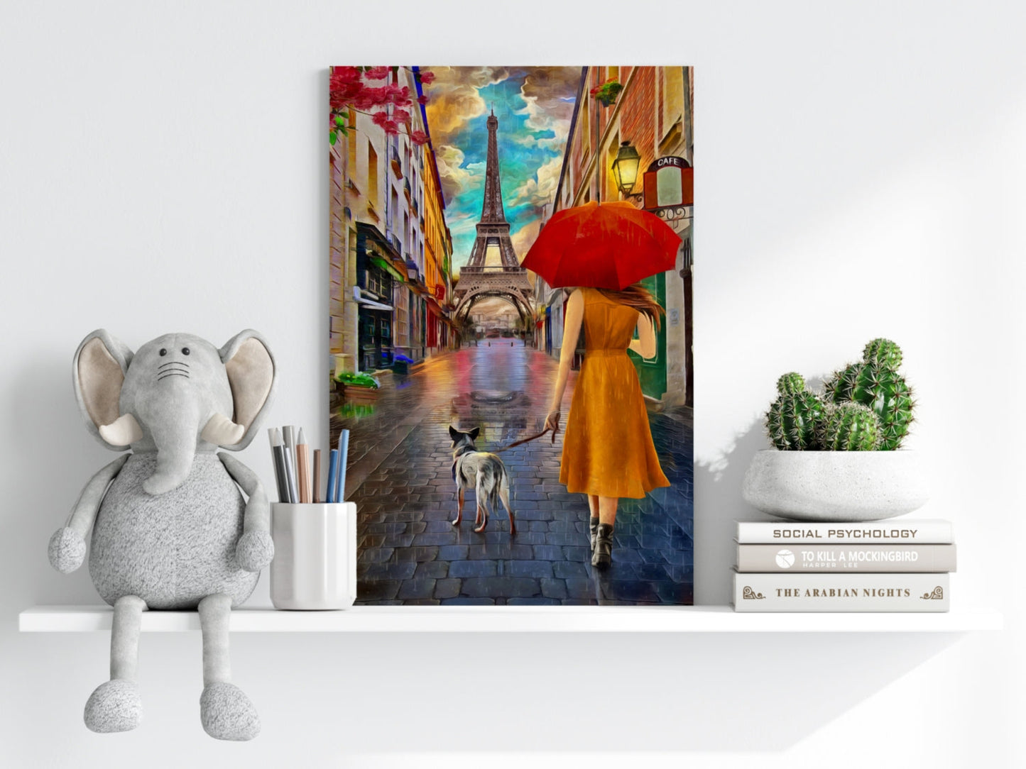 Eiffel Tower Metal Wall Art