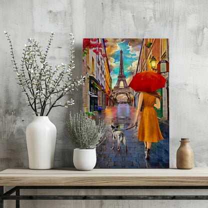 Eiffel Tower Metal Wall Art