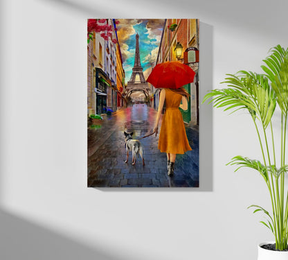 Eiffel Tower Metal Wall Art