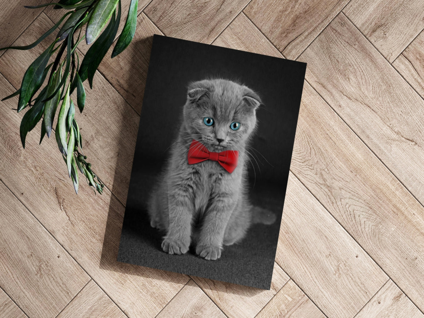 Cute Kitten Metal Wall Art