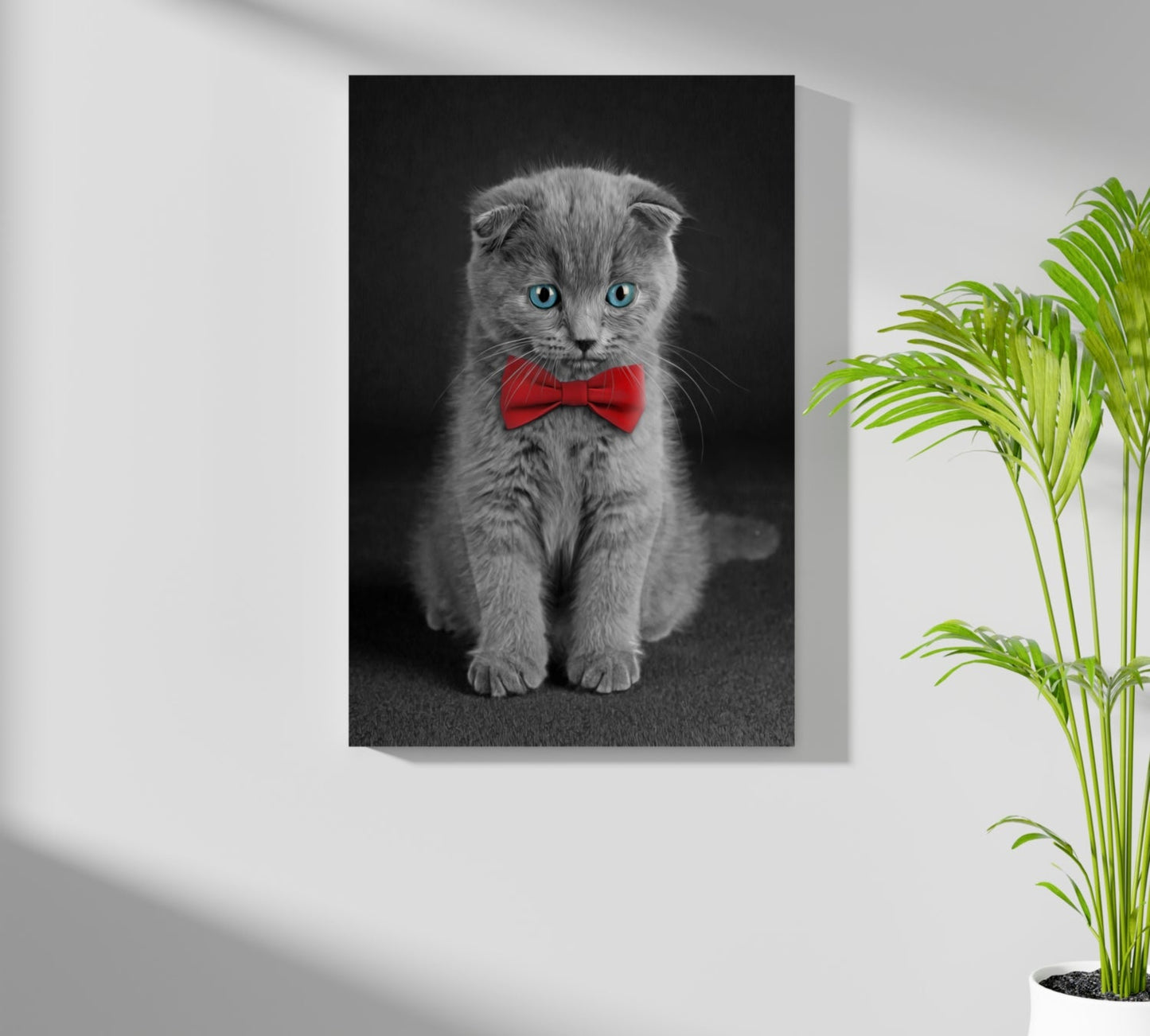Cute Kitten Metal Wall Art