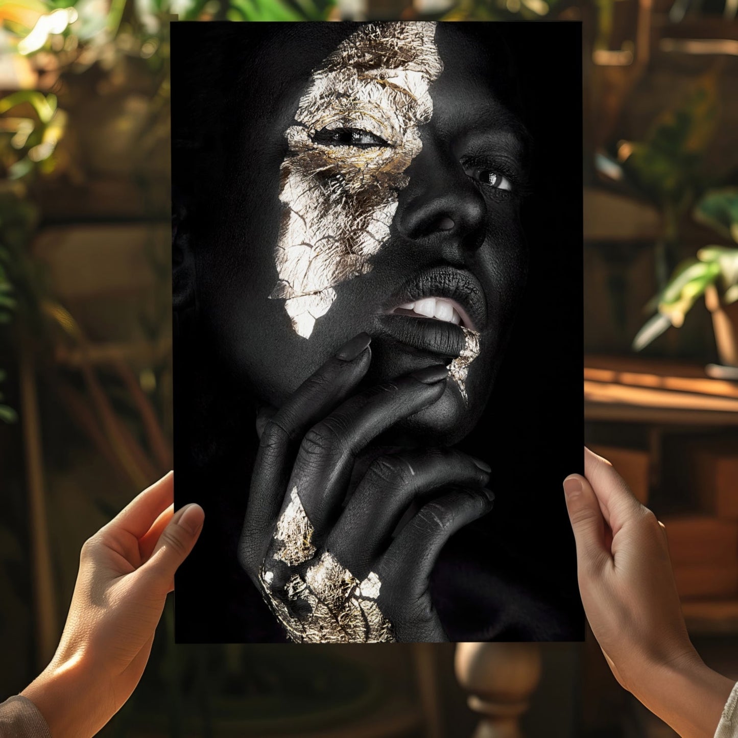 Woman in Fashion Aluminum Wall Art