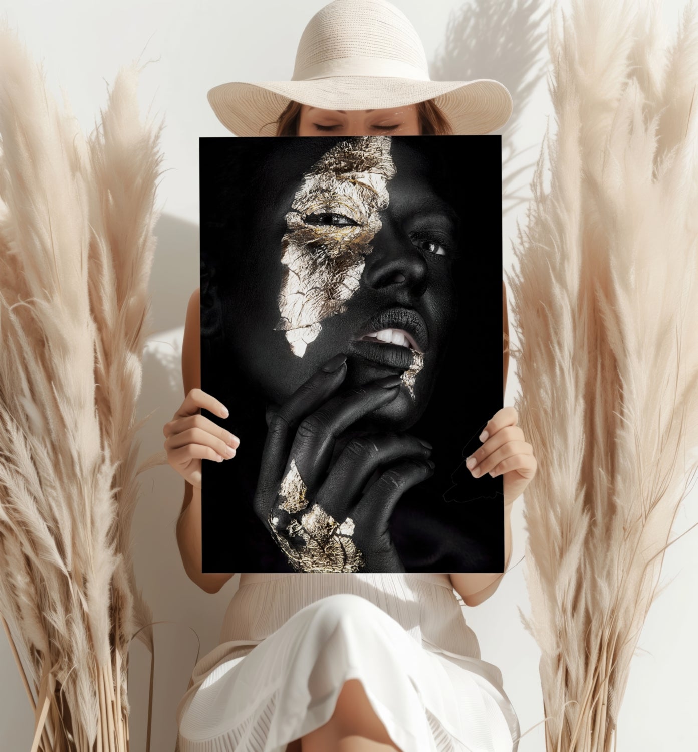 Woman in Fashion Aluminum Wall Art