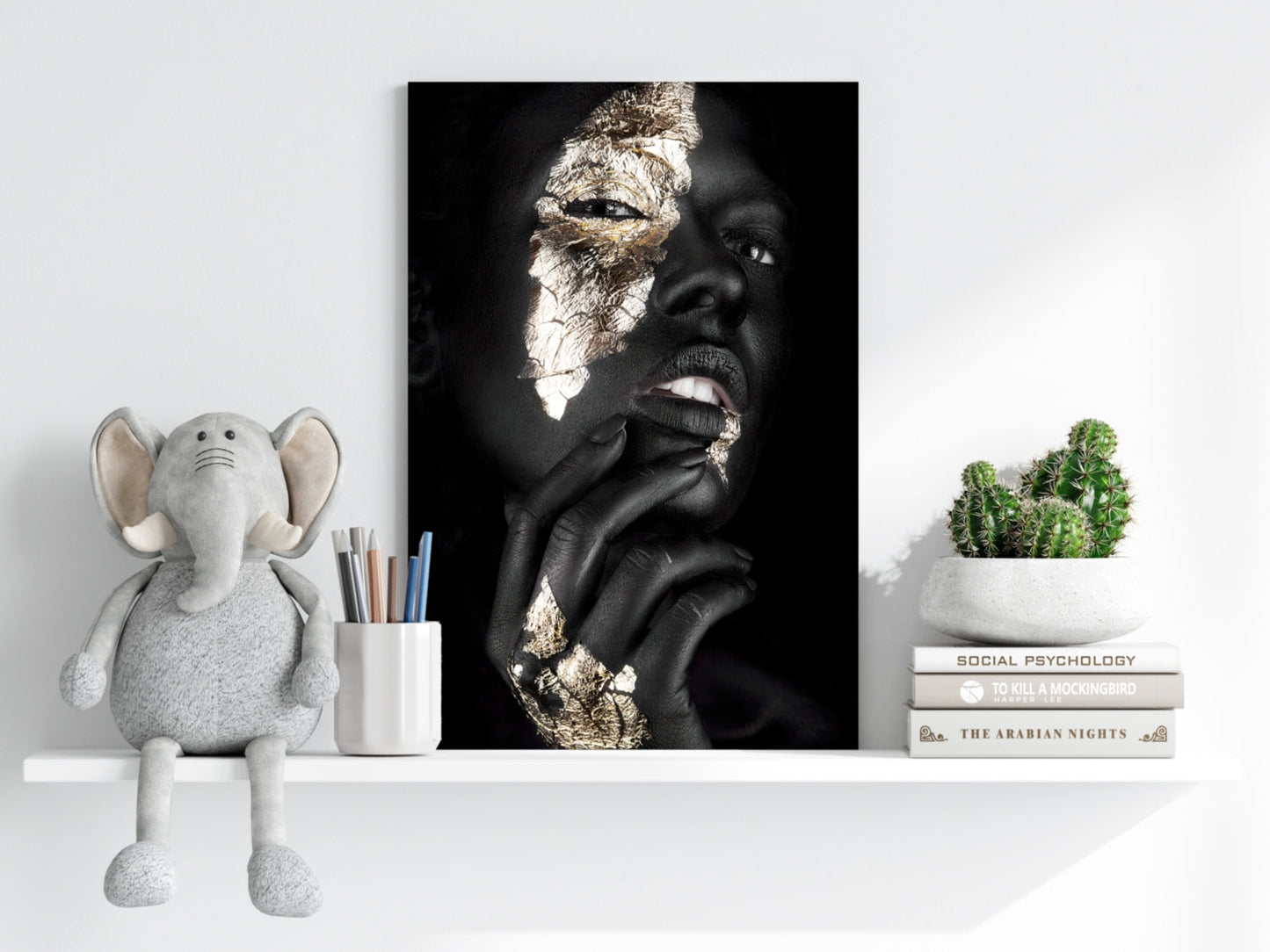 Woman in Fashion Aluminum Wall Art