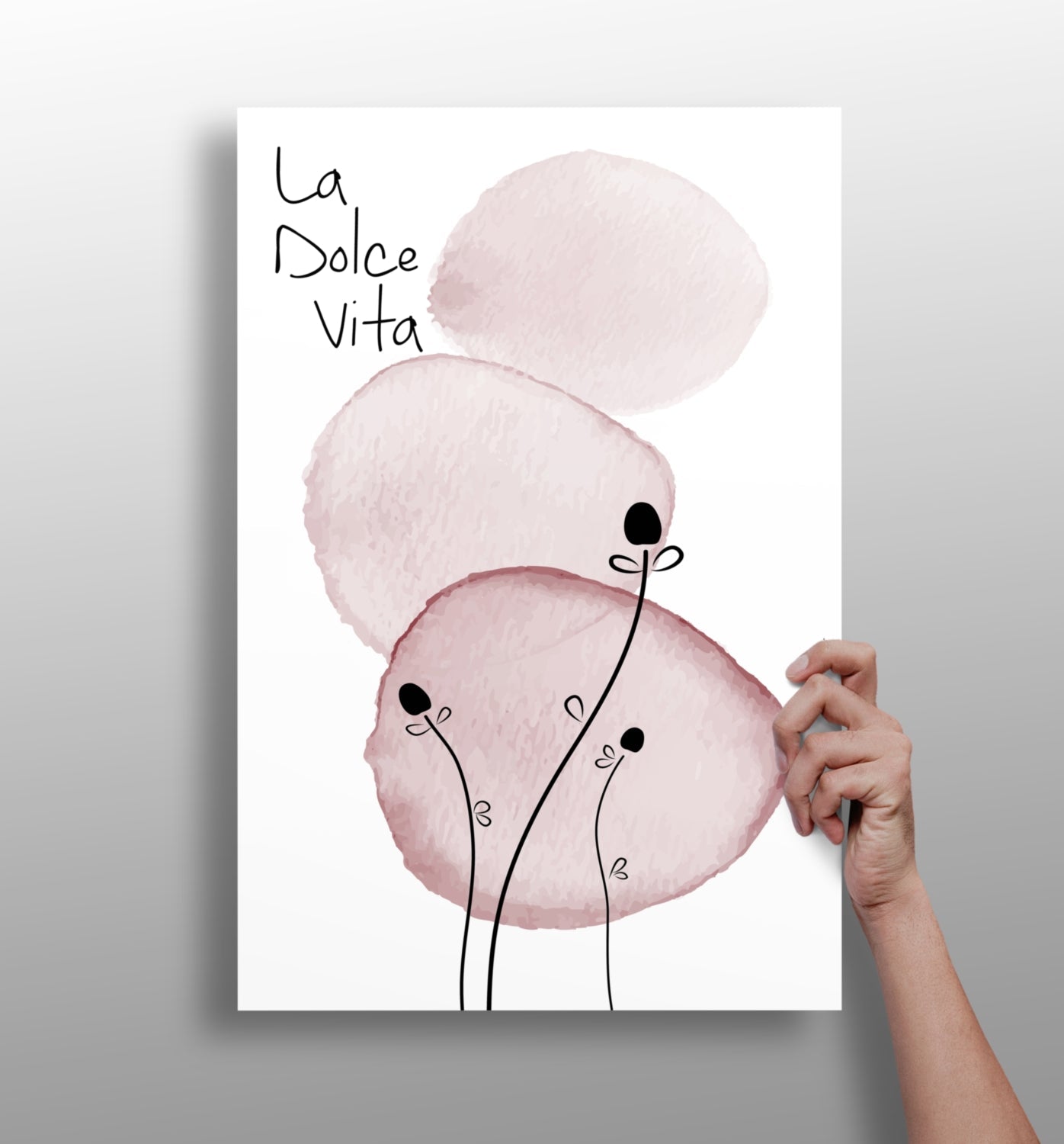 La Dolce Vita aluminum wall art print