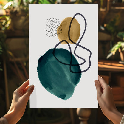 Modern Art Shape I Metal Wall Art