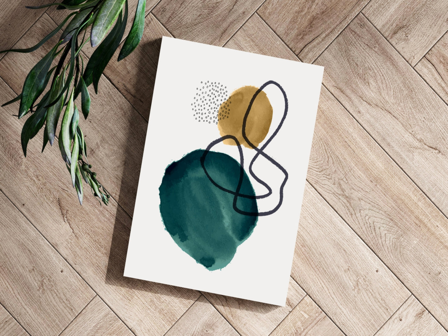 Modern Art Shape I Metal Wall Art