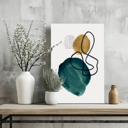 Modern Art Shape I Metal Wall Art