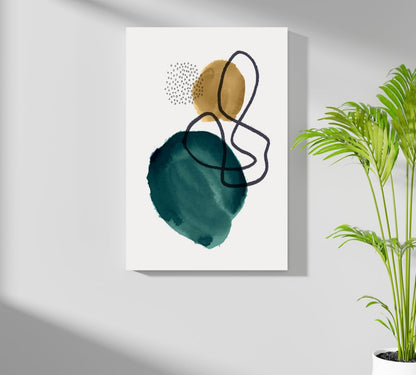 Modern Art Shape I Metal Wall Art