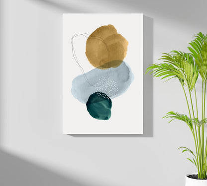 Modern Art Shape Aluminum Print