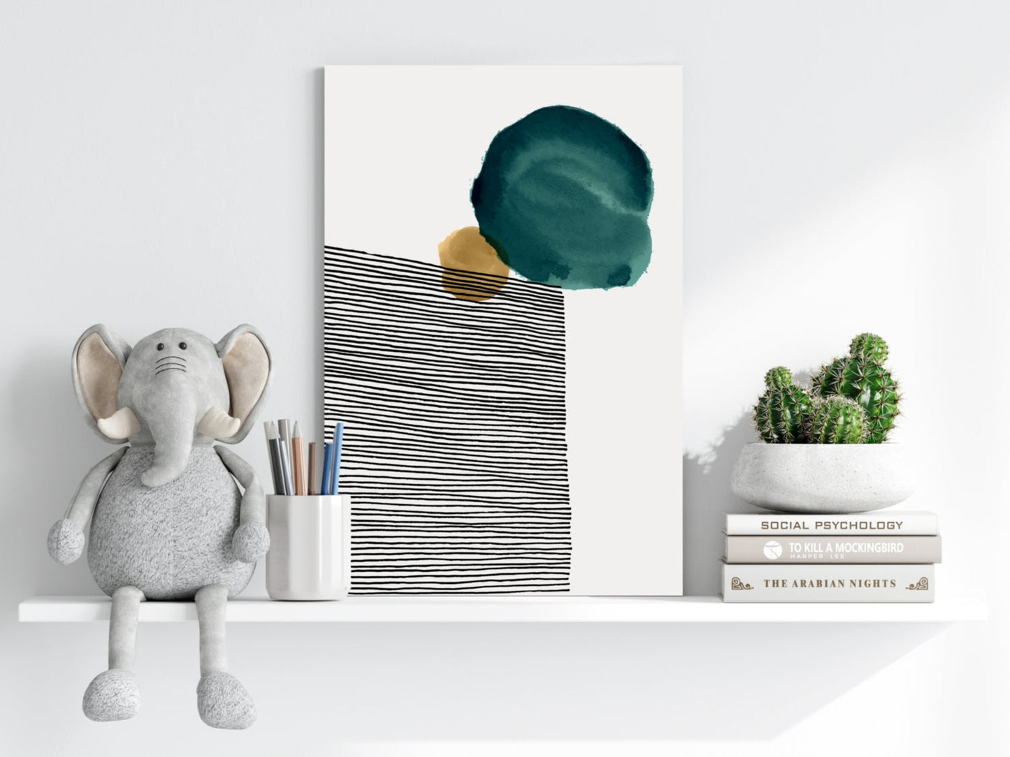 Modern Art Shape III Metal Wall Art