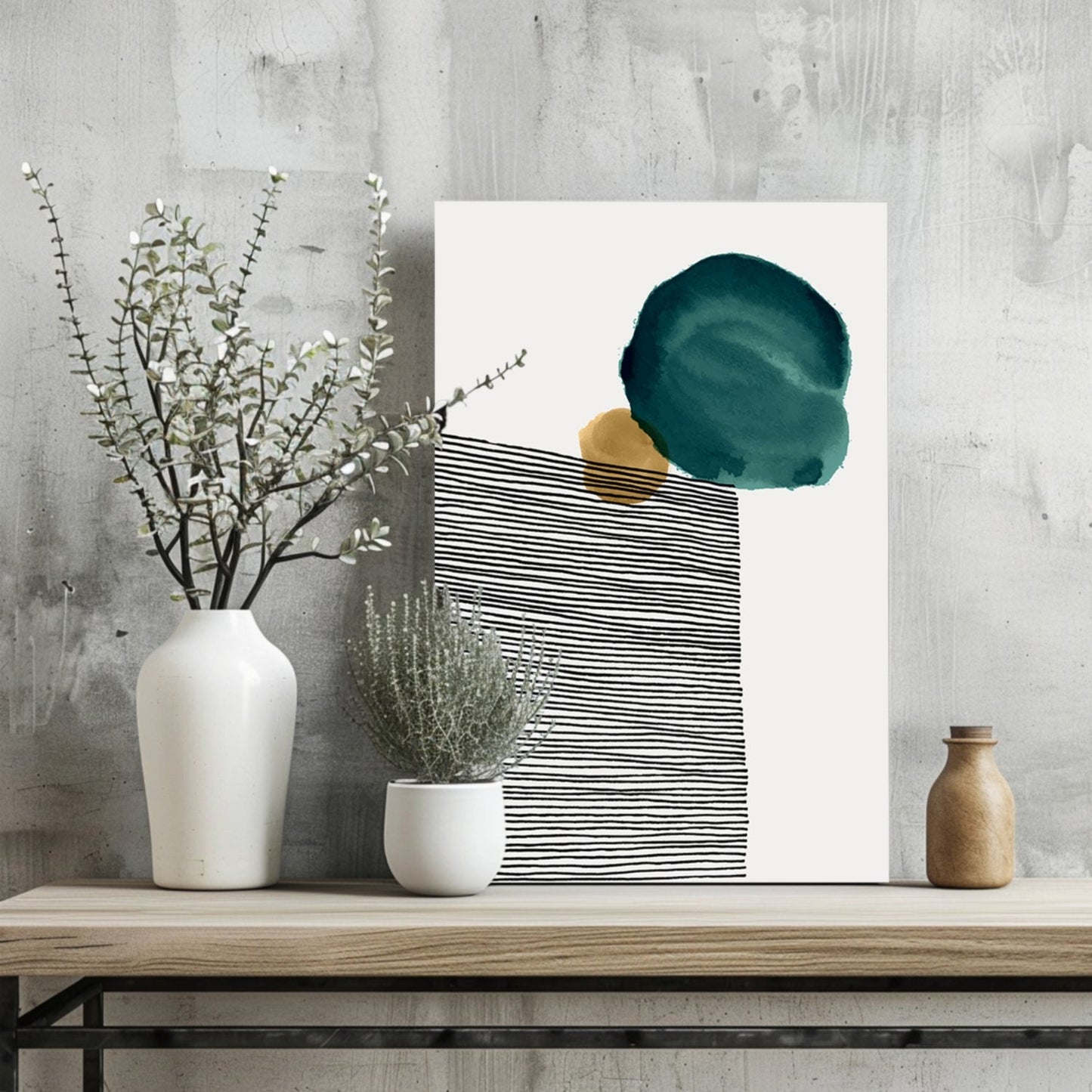 Modern Art Shape III Metal Wall Art