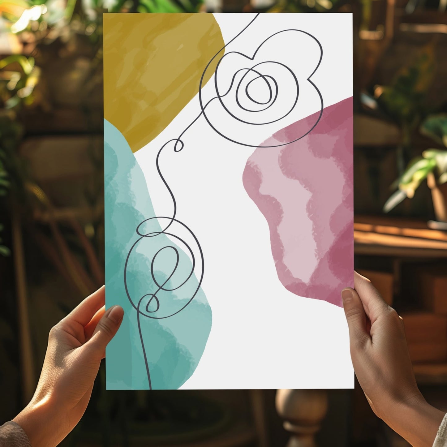 Modern Art Shape II Metal Wall Art