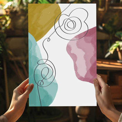 Modern Art Shape II Metal Wall Art