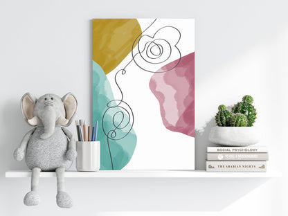 Modern Art Shape II Metal Wall Art
