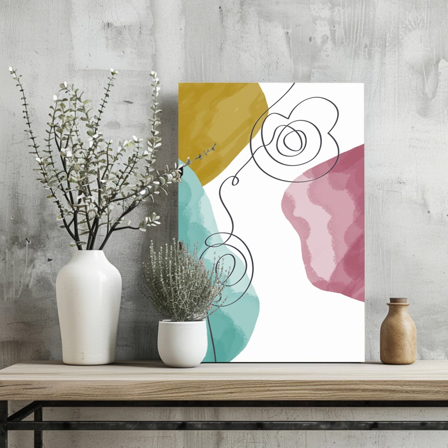 Modern Art Shape II Metal Wall Art