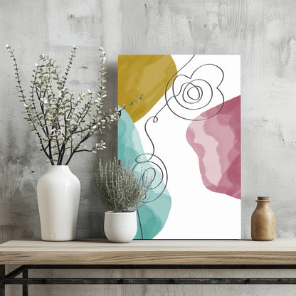 Modern Art Shape II Metal Wall Art