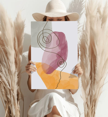 Modern Art Shape V Metal Wall Art