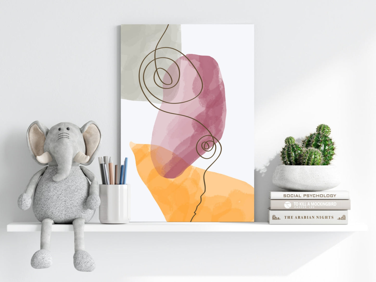 Modern Art Shape V Metal Wall Art