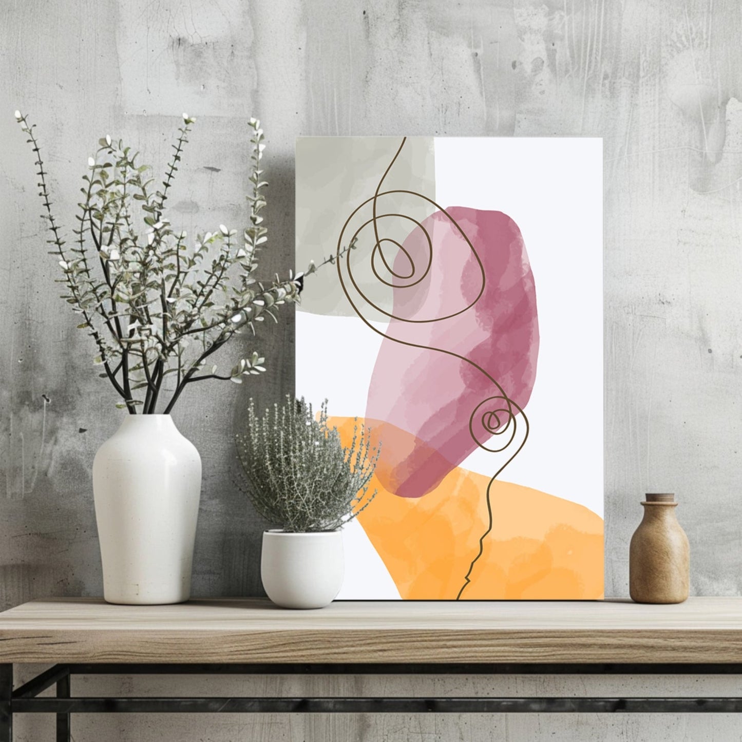 Modern Art Shape V Metal Wall Art